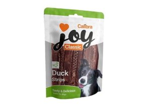 calibra joy dog classic duck strips 500 g new