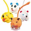 Hračka latexová s ocáskem - pískací vel.6 cm