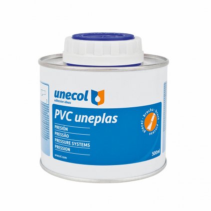 PVC ragasztó Unecol Uneplas A2041 Ajándék ecsettel 500 ml