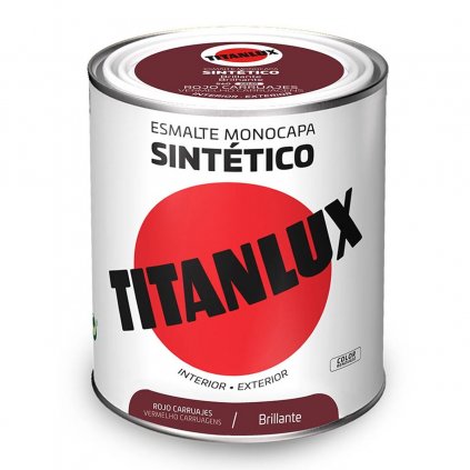 Szintetikus zománcfesték Titanlux 5808985 fényes Piros 750 ml