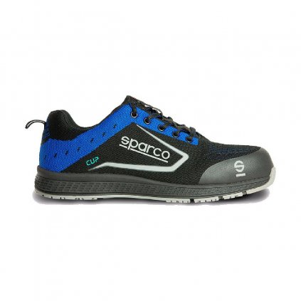 Munkavédelmi cipő Sparco Cup Nraz Kék/Fekete S1P Fekete/Kék Cipő méret 40