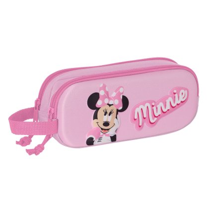 Dupla tolltartó Minnie Mouse 3D Rózsaszín 21 x 8 x 6 cm