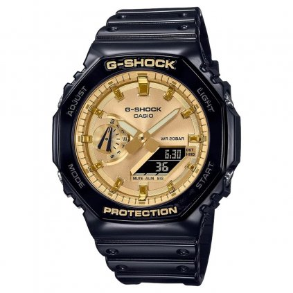 Férfi karóra Casio G-Shock OAK - GOLD DIAL (Ø 45 mm)