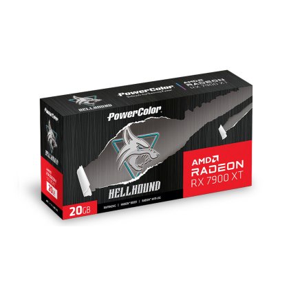 Videokártya Powercolor RX 7900 XT 20G-L/OC AMD Radeon RX 7900 XT 20 GB Ram GDDR6