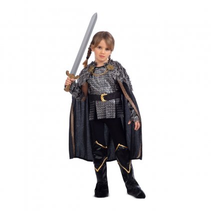 Gyerek jelmez My Other Me Vikingnő Fekete Szürke (5 Darabos), 5-6 éves kor