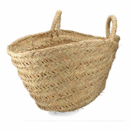 Firewood Basket EDM Esparto Ovális 60 x 45 x 35 cm