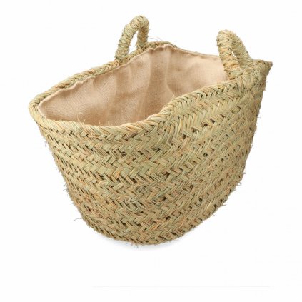 Firewood Basket EDM Esparto Ovális 60 x 45 x 35 cm