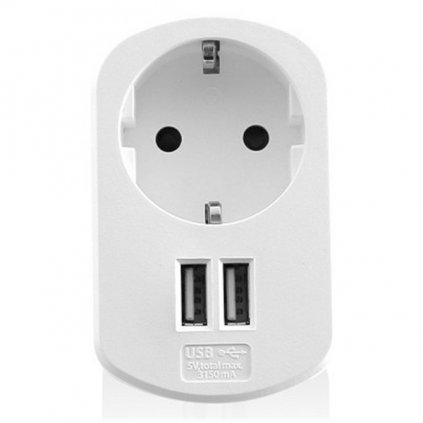 Fali csatlakozó 2 USB port-hoz Ewent EW1211 3,1 A,