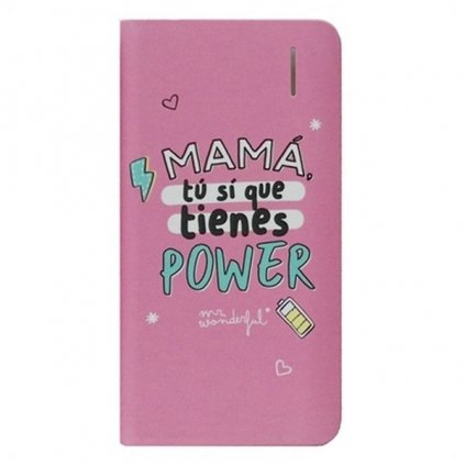 Power Bank Mr. Wonderful MRPWB031 4000 mAh Rózsaszín,