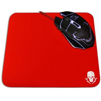 Gamer Egérpad Skullkiller GMPR Piros, 40 x 25 cm