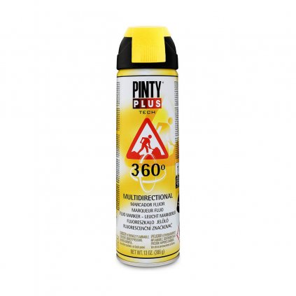 Spray festék Pintyplus Tech T146 360º Sárga 500 ml