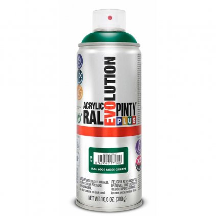 Spray festék Pintyplus Evolution RAL 6005 400 ml Moss Green