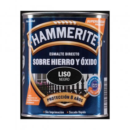 Korrózióálló zománc Hammerite 5093791 Fekete 750 ml fényes