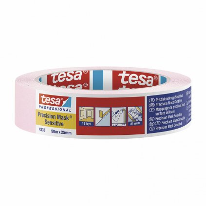 Ragasztószalag TESA Precision mask sensitive Rózsaszín (50 m x 25 mm)