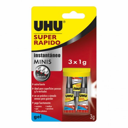 Pillanatragasztó UHU 36527 Minis 3 egység (1 g)