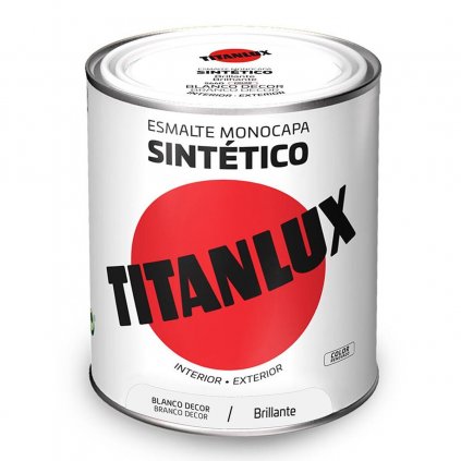 Szintetikus zománcfesték Titanlux 5809019 Fehér 750 ml