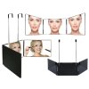 eng pl 3 part folding wall mounted cosmetic mirror 3666 10