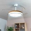 mennyezeti ventilator led fennyel es 4 visszahuzhato lapatokkal blalefan innovagoods fa 72 w 823713