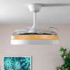 mennyezeti ventilator led fennyel es 4 visszahuzhato lapatokkal blalefan innovagoods fa 72 w 823713 (8)