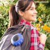 InnovaGoods vízálló vezeték nélküli hangszóró LED világítással, kék