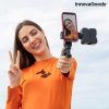 Vlogger készlet, tripod állvány, live videóhoz, Tik Tokhoz, videókészítéshez, világítással, mikrofonnal