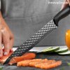 InnovaGoods Gyémánt Mintázatú Késkészlet kerámia bevonattal - 6 darabos szett