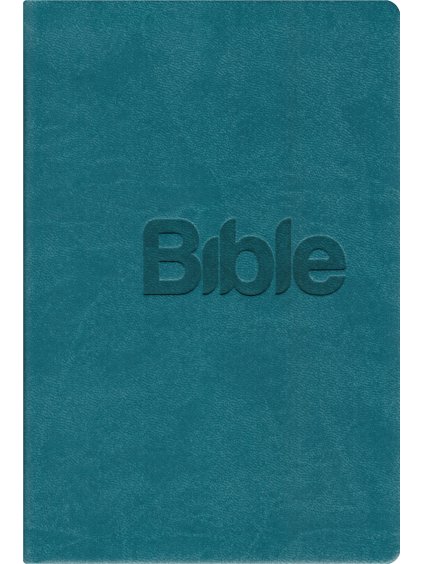 Bible21 umělá kůže tyrkysová