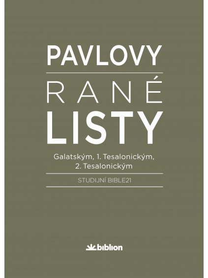 Rané listy obalka