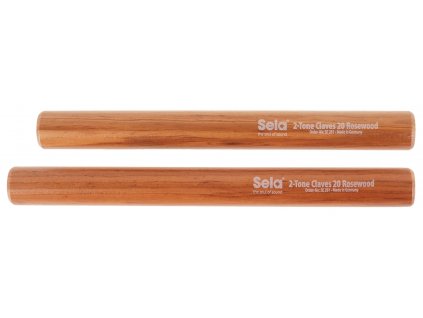 SELA 2-Tone Claves 20 Rosewood - Claves