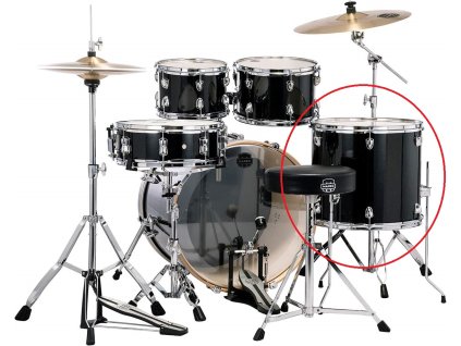 mapex venus black galaxy sparkle rock kit