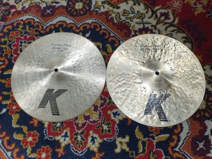 hi hat ZILDJIAN 14" K Custom dark