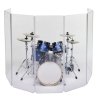 plexi stěna před bicí, vč. transport case (drum shield)