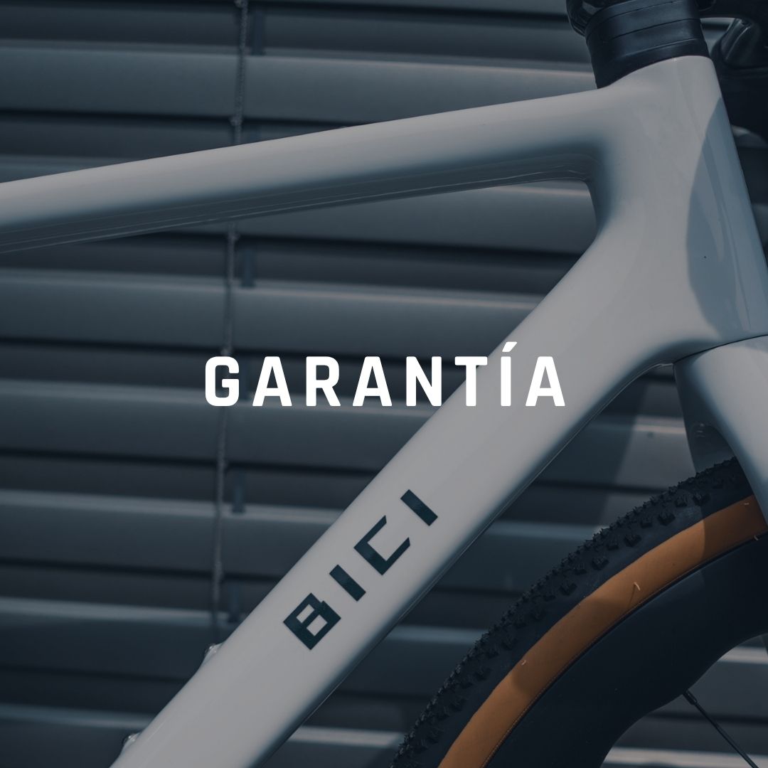 Garantía y servicio de bicicletas BICI: 5 años para el cuadro y 2 años para los componentes