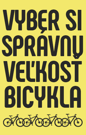 Výber veľkosti bicykla