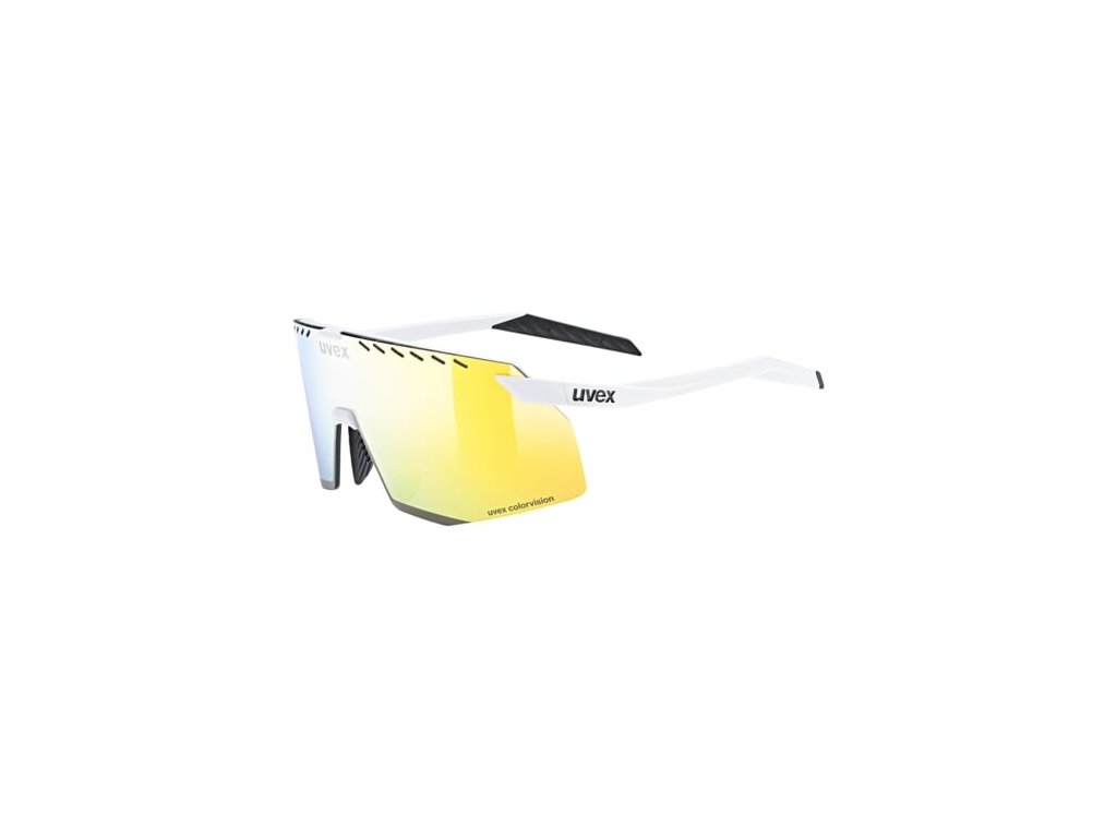 Cyklistické okuliare UVEX BRÝLE PACE STAGE CV WHITE MATT/MIR. GOLD