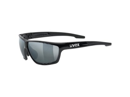 Cyklistické okuliare UVEX BRÝLE SPORTSTYLE 706 BLACK / LTM.SILVER