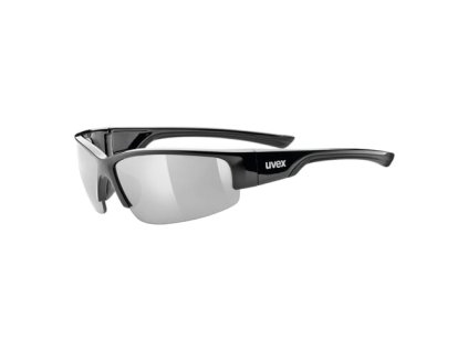 Cyklistické okuliare UVEX BRÝLE SPORTSTYLE 215 BLACK / LTM.SILVER