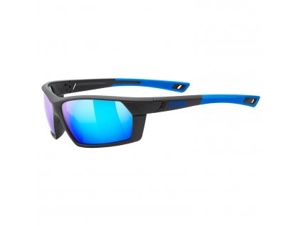 Cyklistické okuliare UVEX BRÝLE SPORTSTYLE 225 BLK.BLU.M./MIR.BLUE