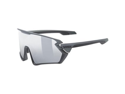 Cyklistické okuliare UVEX BRÝLE SPORTSTYLE 231 GREY BLACK MAT / MIRROR SILVER