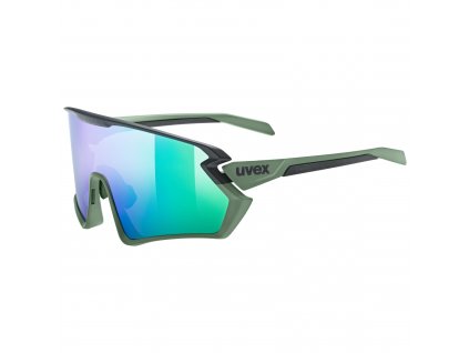 Cyklistické okuliare UVEX BRÝLE SPORTSTYLE 231 2.0 MOSS GREEN-BLACK MAT/MIR.GREEN