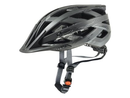 Cyklistická MTB prilba UVEX HELMA I-VO CC BLACK-SMOKE MAT (VELIKOST 55-60)