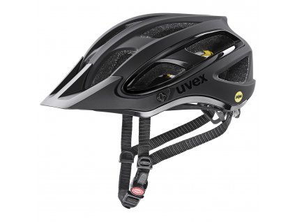 Cyklistická MTB prilba UVEX HELMA UNBOUND MIPS ALL BLACK MAT
