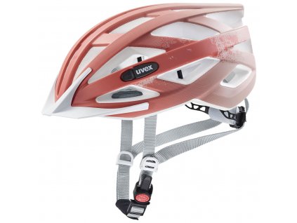 Cyklistická MTB prilba UVEX HELMA AIR WING CC DUST ROSE - GRAPEFRUIT MAT