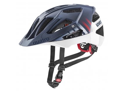 Cyklistická MTB prilba UVEX HELMA QUATRO CC DEEP SPACE-WHITE MAT