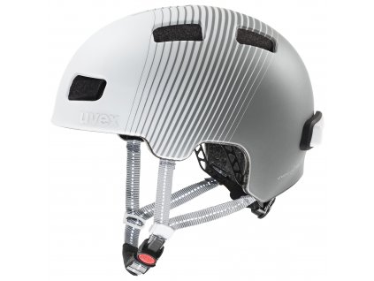 Cyklistická prilba UVEX HELMA CITY 4 WHITE-GREY MATT WE