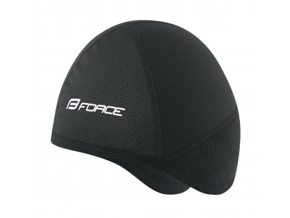 čepice pod přilbu FORCE ICY zimní, černá L-XL