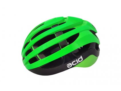 Cyklistická prilba ACID, S/M (54-58cm), green-black, shine