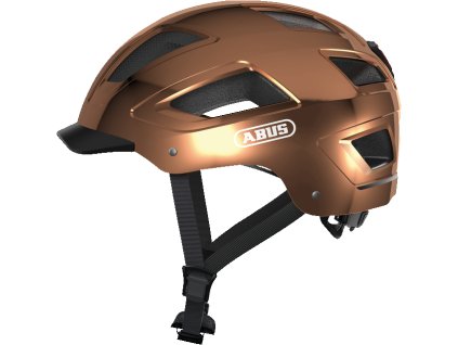 Prilba ABUS Hyban 2.0 chrome rosé M