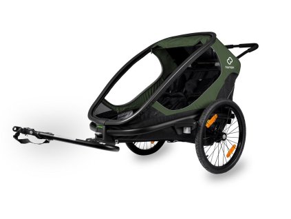 Detský cyklovozík Hamax OUTBACK 2022 (Farba zelená/čierna)