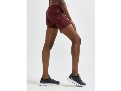 Šortky CRAFT ADV Essence 2v1 červená (VELIKOST L)